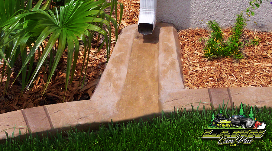Slate Tile with Rain Drain